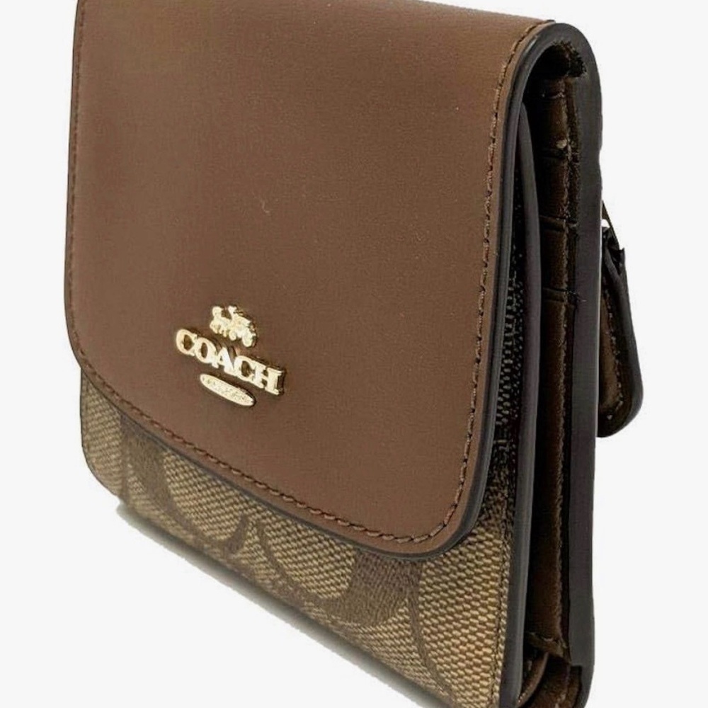 COACH SIGNATURE PVC SMALL WALLET - Picture 8 of 11